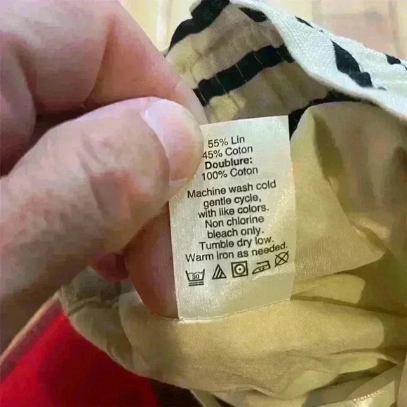 J.Crew Women's Striped Mini Skirt White Size 0 Casual Elastic Waist - Picture 5 of 6